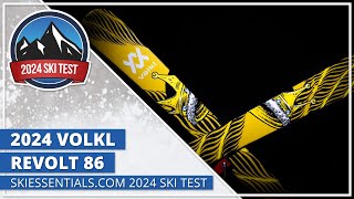 2024 Volkl Revolt 86  SkiEssentialscom Ski Test [upl. by Ocirederf]