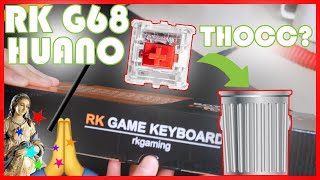 CAN THEY THOCC Royal Kludge RK G68 Sound Test  Review HUANO RED SWITCHES [upl. by Kelsey]