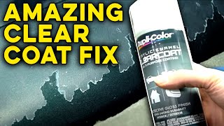 Can You Repair Badly Damaged and Peeling Clear Coat [upl. by Ytinirt285]