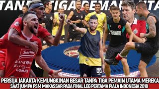 BERITA PERSIJA HARI INI  Persija Tanpa 3 Pemain Utama Saat Jumpa PSM Pada Final Piala Indonesia [upl. by Etem]