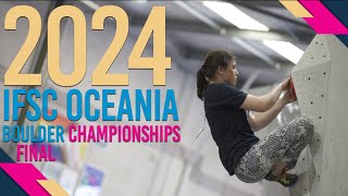 IFSC Oceania Championships Boulder Finals Male and Female [upl. by Aleek]