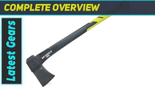 Splitting Axe X28A  Best High Carbon Steel Camping Axe for Efficiency [upl. by Alikahs]