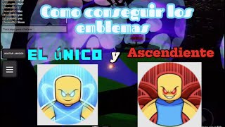 Como conseguir los emblemas “El único” y “Ascendiente” en Slap Battles  SlapMat [upl. by Dalis782]