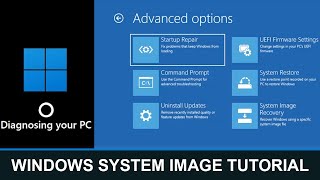 Windows System Image Tutorial  Recover Windows [upl. by Mick]