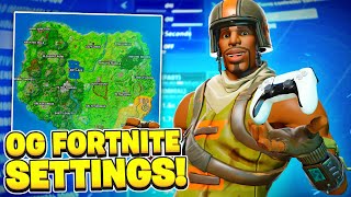 NEW BEST Controller Aimbot Settings For Fortnite Chapter 1 Season OG PS4PS5XBOXPC [upl. by Elizabet]