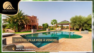 Superbe Villa vide à vendre piscine privée Route Fes Marrakech [upl. by Wakeen]