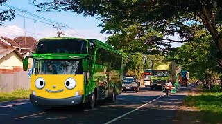 disini banyak mobil dan truk oleng mirip tayolanirogimcqueenbus teloletganimobil robo poli [upl. by Bedell113]