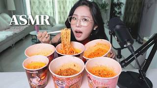 6가지 불닭 먹어볼게🌶️🌶️🔥🔥화채걸의 먹방 ASMR [upl. by Lyckman]