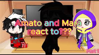 Amato and Mara react to  Part 1  Gacha Club Malaysia [upl. by Pattin810]