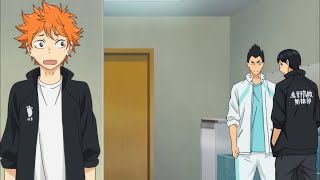 ハイキュー Hinata accidentally overheard the dramatic dialogue between Kageyama and Kindaichi [upl. by Aneral]