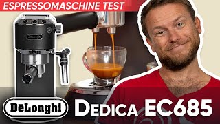 DeLonghi Dedica EC685 Die Espressomaschine für Einsteiger im Test [upl. by Coussoule132]