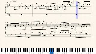 WellTempered Clavier  Prelude and Fugue 1 in C major BWV 846  Sheet Music Piano Tutorial [upl. by Anesusa]