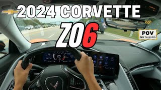 2024 Chevrolet CORVETTE Z06 POV  The most powerful NA V8 [upl. by Latashia]