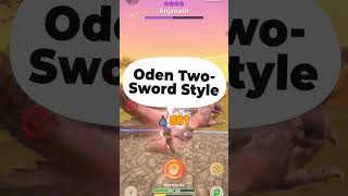 Nothing like the Oden two sword style mhnow onepiece monsterhunternow shorts [upl. by Medorra]