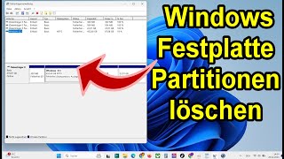 Windows 11  10 Festplatte Partitionen löschen amp rückgängig machen  Anleitung [upl. by Ihcelek]