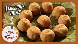 Besan Laddu  Traditional Recipe by Archana  Quick Ladoo  Indian Sweets in Marathi [upl. by Ojytteb7]