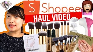 Shopee Haul MURANG Makeup Tools etc [upl. by Grimes]