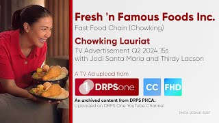 Chowking Lauriat TV Ad Q2 2024 15s with Jodi Santa Maria and Thirdy Lacson Philippines CCHD [upl. by Darn]