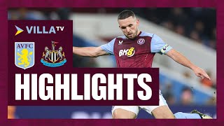 MATCH HIGHLIGHTS  Aston Villa 13 Newcastle United [upl. by Anirres]