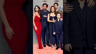 Srk with his family at the archies live🥰  Suhana Khan Gauri Khan Abram Khan  srk shorts viral [upl. by Nyleve]