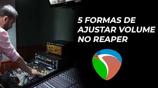 5 Formas de Ajustar Volume no REAPER [upl. by Macleod]