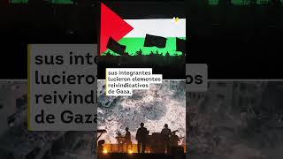 El apoyo de Massive Attack a Gaza shorts [upl. by Ettezus377]