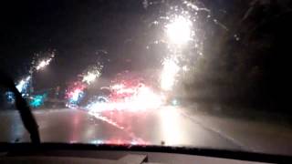 Lightning Strike Takes out Entire Streets Power with Huge Flash [upl. by Riancho]