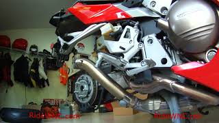 Honda VFR DLX Rear Brake Fluid Flush DOT4 12000 Miles [upl. by Dannie]