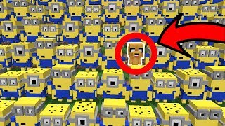 ¿PUEDES ENCONTRAR A MIKECRACK ENTRE TODOS LOS MINIONS 😂 MINECRAFT [upl. by Hannover883]