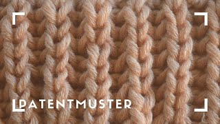 PATENTMUSTER STRICKEN  VOLLPATENT STRICKMUSTER [upl. by Dulcinea]