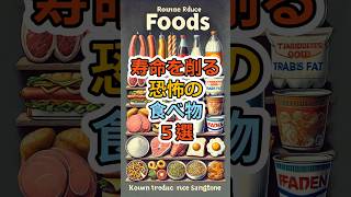 寿命を縮める危険な食べ物健康雑学 食品 雑学 VOICEBOX：青山龍星 [upl. by Tabber]