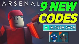 9 NEW⚠️ARSENAL ROBLOX CODES 2024  ARSENAL CODES [upl. by Ayidah866]