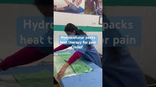 Hydrocollator heat packs therapy for cervical pain relief viral youtubeshorts trending [upl. by Rehpotsirahc]