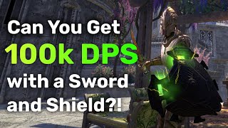 100k DPS with Sword and Board STOP ASKING quotIs X Viablequot  The Elder Scrolls Online  Deadlands [upl. by Oigres640]