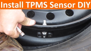 Install New TPMS Sensor DIY Without Needing Rebalance [upl. by Ahsoj13]