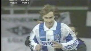 【ZahovicDrulovicSérgio ConceiçãoEdmílsonBrattbakk】 Rosenborg BK 0‐1 FC Porto（UCL 16 Oct 1996） [upl. by Sallad18]