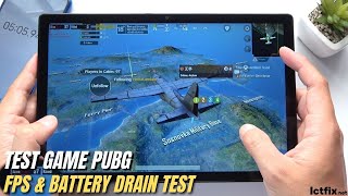 Samsung Galaxy Tab A8 2022 PUBG Gaming test  Gameplay and Battery Drain test [upl. by Osugi]