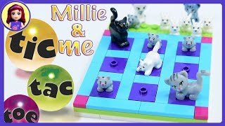 Lego Friends Tic Tac Toe  Millie amp Me  Build and Play [upl. by Odareg]