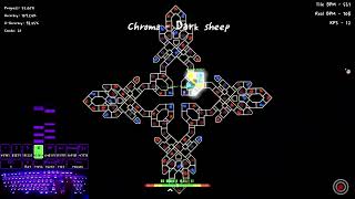 Lvl 18  Chroma  Dark Sheep by Lupel2  ADOFAI Strict Clear [upl. by Ettezyl]