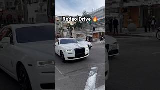 Bikes show Rodeo Drive 🇺🇸hollywood reels luxury automobile foryou travel viralvideo fyp [upl. by Odlonra]