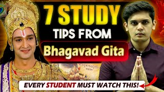 7 Study Tips From Bhagavad Gita🔥 Most Scientific Study Hacks Prashant Kirad [upl. by Erv273]