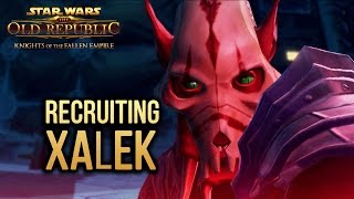 SWTOR Knights of The Fallen Empire  Recruiting Xalek Dark Side [upl. by Aistek]