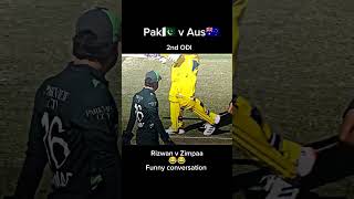 Rizzi Bhai v Zimpaa funny reply😂😂 pakvsaus2024 pakvsaus funnycricket [upl. by Audrey611]