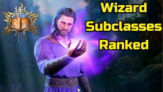 Wizard Subclass Ranking Baldurs Gate 3  bg3 Patch 6 [upl. by Felix611]