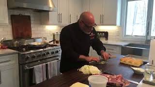 Chef Eric with Steakager makes Dry Aged Beef CheeseSteak Sliders [upl. by Bambie694]