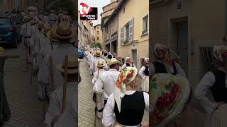 Défilé portugais dans les rues de Trevoux à l’occasion des JEMA 2024 [upl. by Ytinirt]