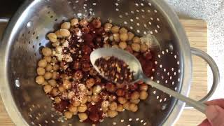 Roasted Chickpeas  Chickpea Snacks In The Philips Airfryer [upl. by Amarillas]