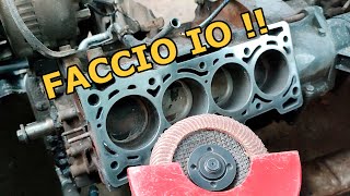 Spiano il Basamento a mano Engine Resurfacing  Suzuki F10A  Revisione Motore  parte 3 [upl. by Hollander949]