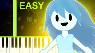 Spookys Jump Scare Mansion Song 1000 Doors  EASY Piano Tutorial [upl. by Enaelem64]