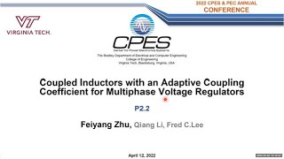 Feiyang Zhu  Adaptivecoupled Inductors for Multiphase Voltage Regulators [upl. by Atteroc]